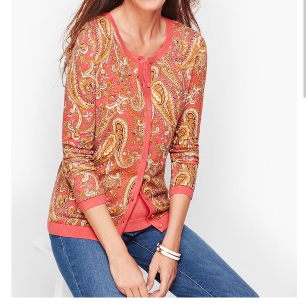 French Paisley Cardigan